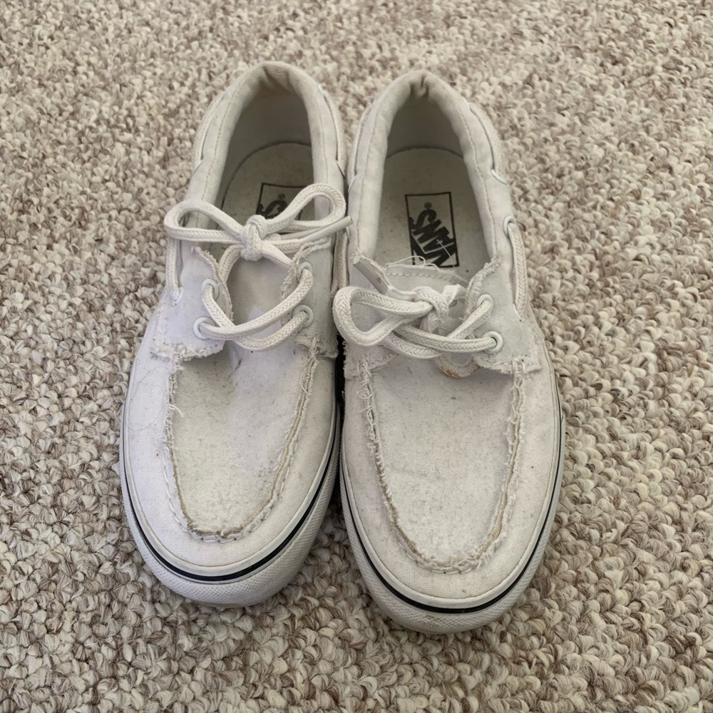 White Women’s Vans size 8
